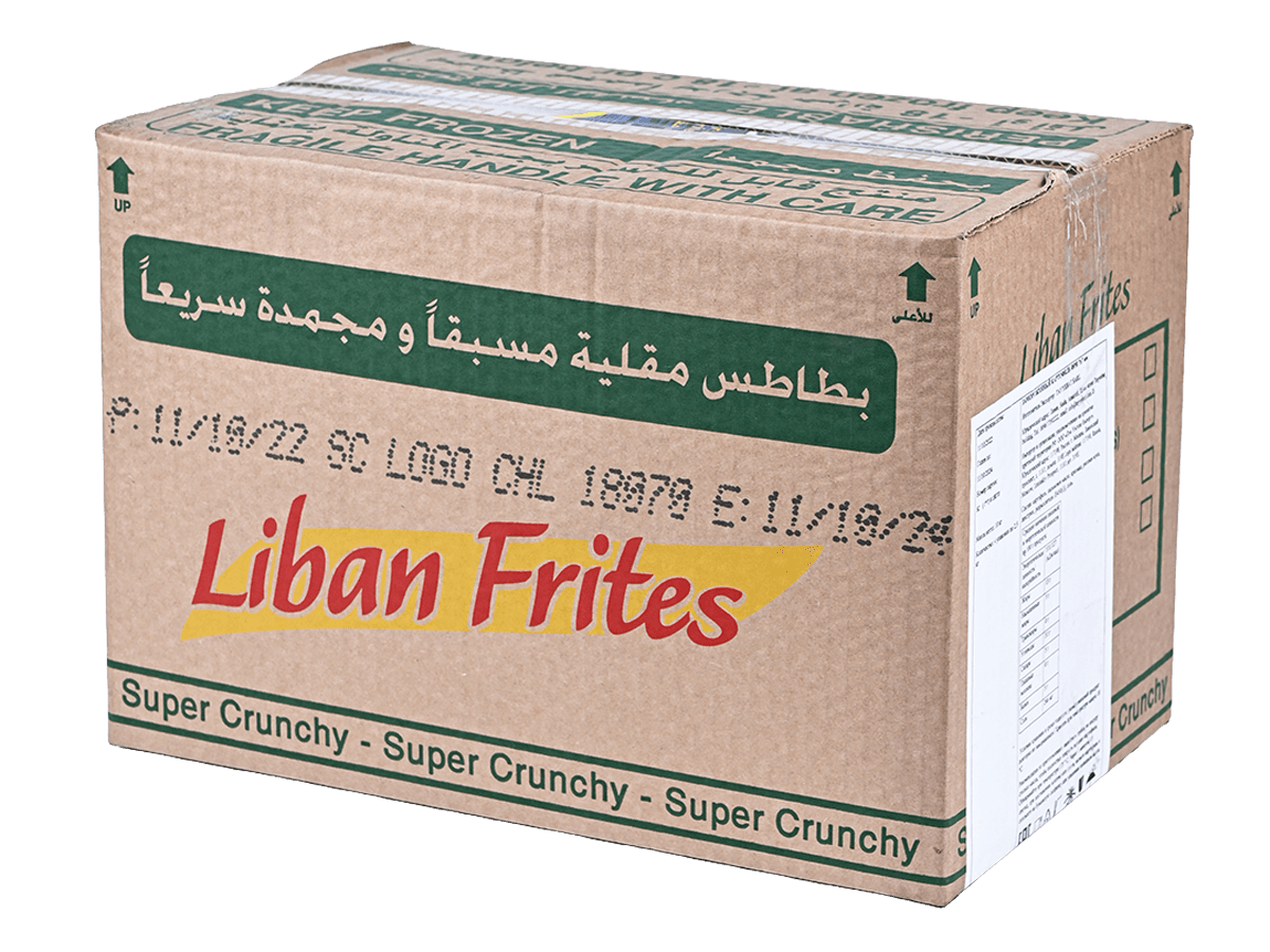 Картофель фри супер кранч 7х7 без кожуры, Ливан
