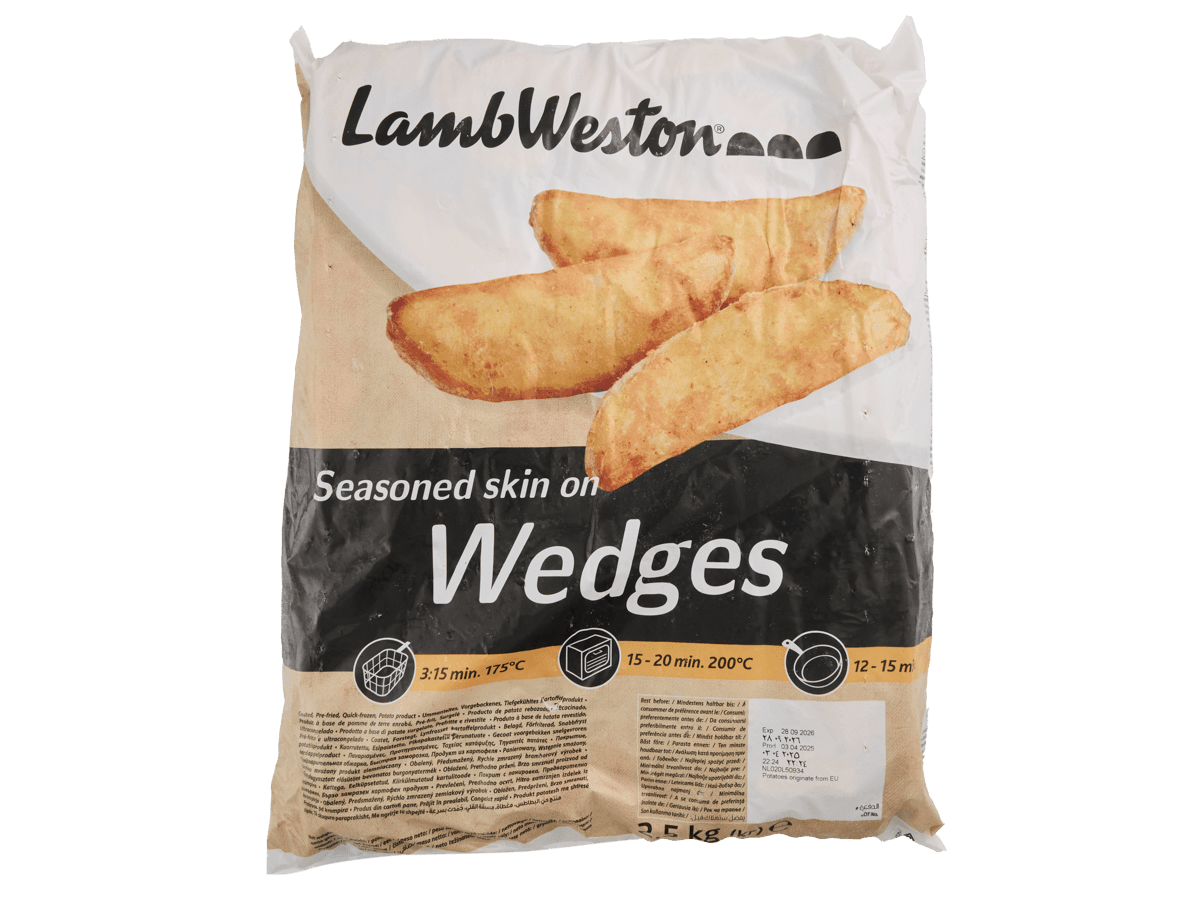 Картофельные дольки с кожурой со специями, Бельгия