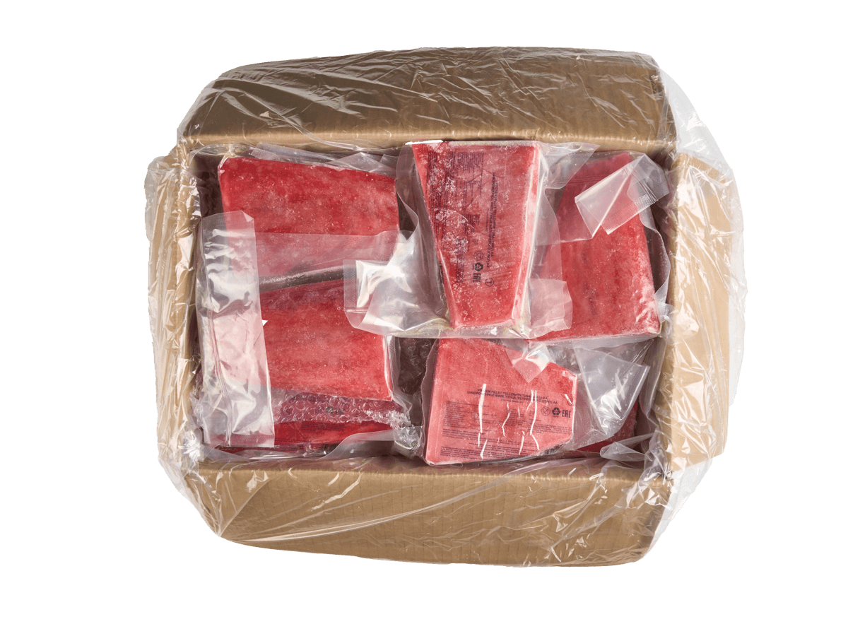 Тунец филе Yellowfin с/м филе AA, трапеция 300-600г, Вьетнам