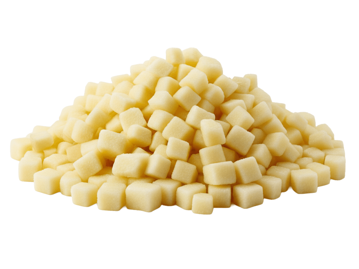 Яблоко кубик с/м без кожуры 10кг, Сербия