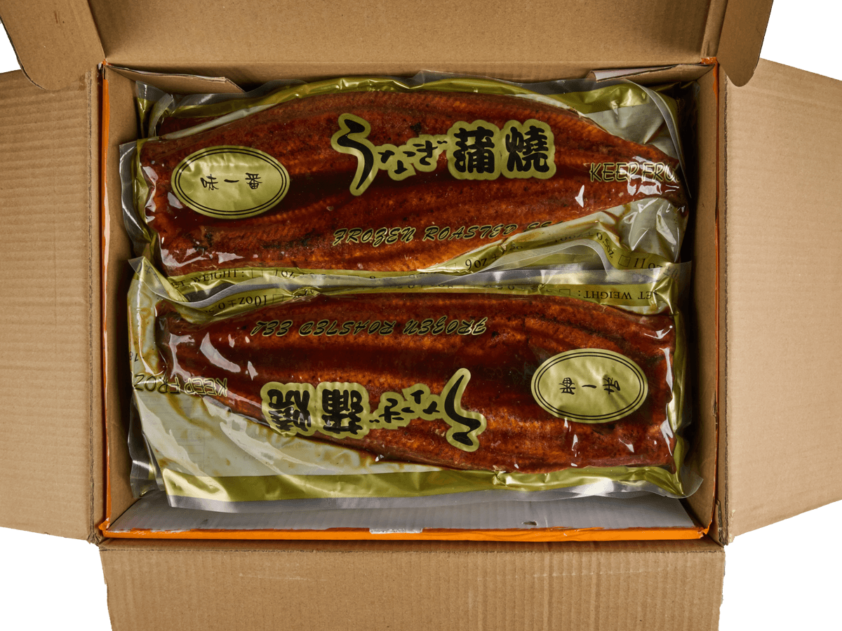 Угорь жареный филе 530-710г 15% соуса, Китай