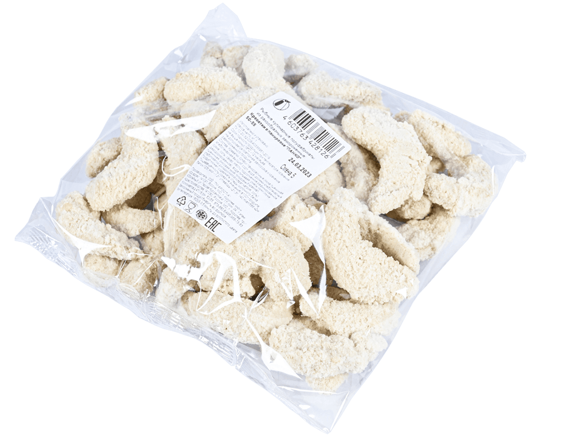 Креветка в панировке 18-20г, Россия