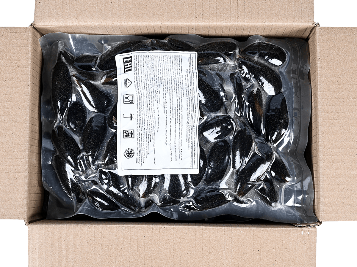 Мидии в створках 40/60, Чили