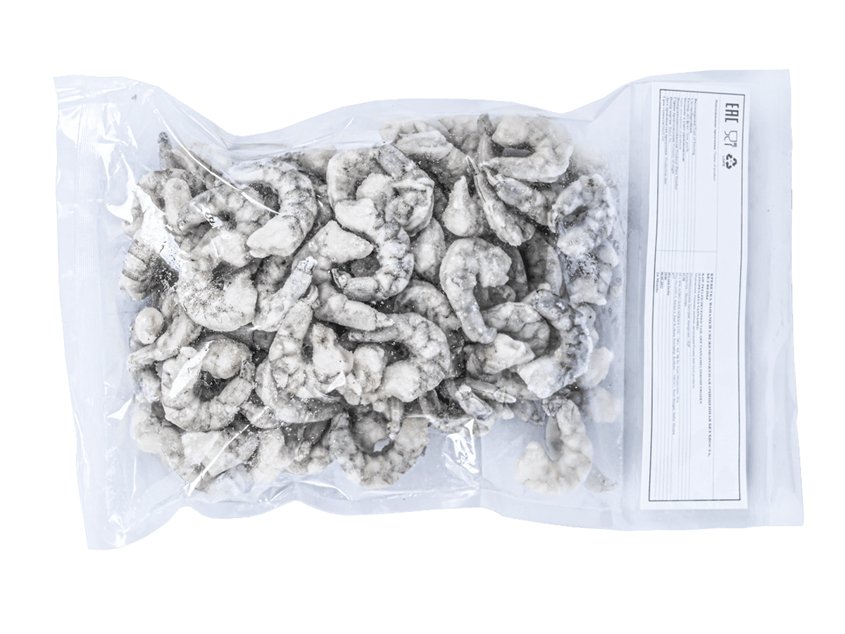 Креветка ваннамей с/м очищ. без вены 31/40, IQF 1кг, Индия