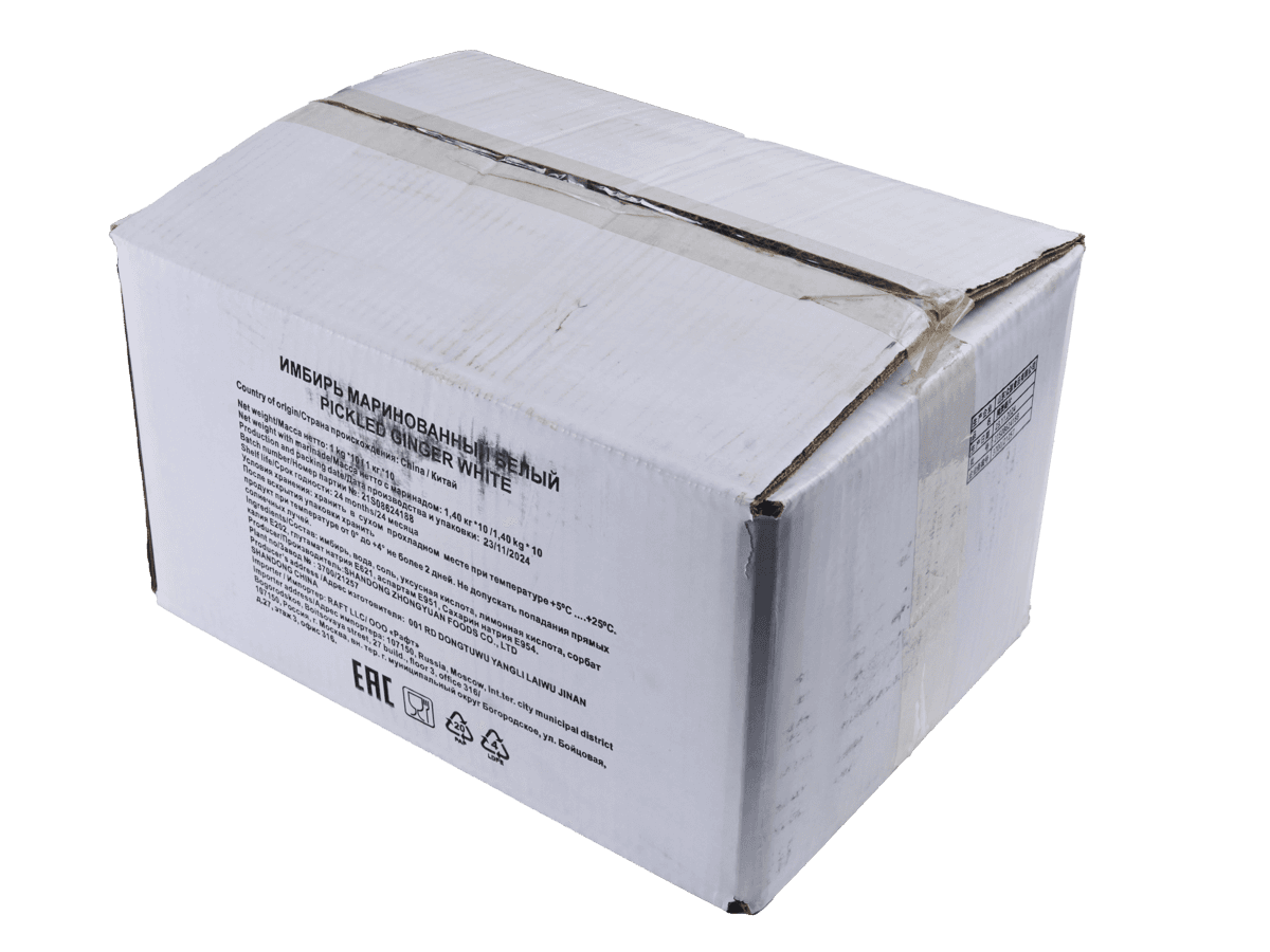 Имбирь маринованный белый 1,4кг, Китай