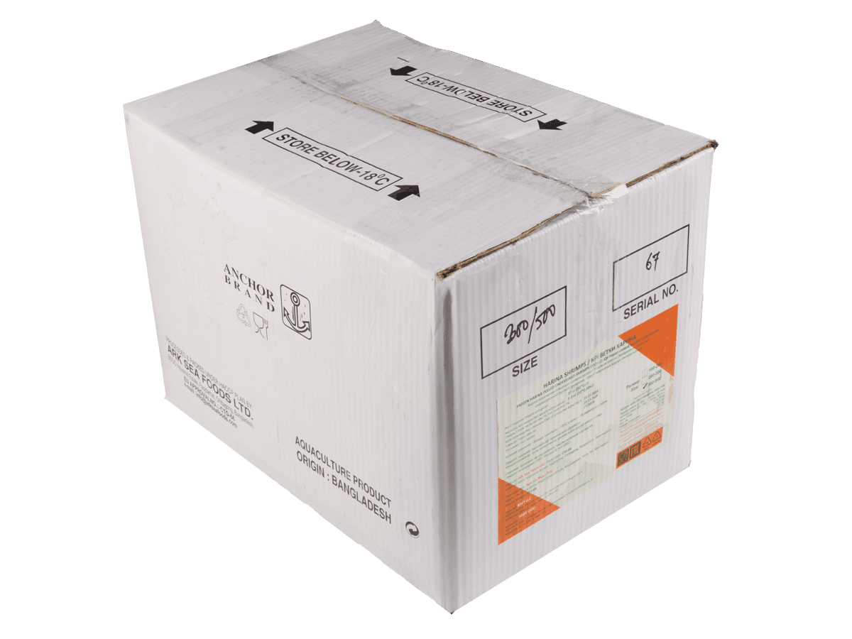 Креветка ваннамей в/м очищ. с веной 300/500, IQF 1кг, Бангладеш