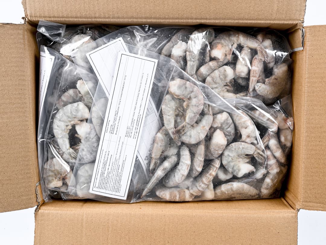 Креветка ваннамей с/м б/г в панц. 21/25, IQF 1кг, Эквадор