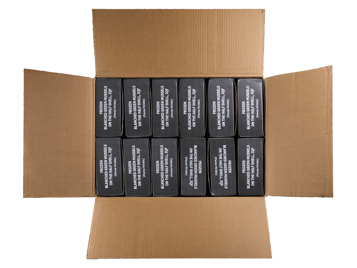 Мидии зеленые 60/80