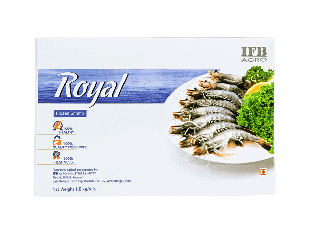 Креветка ваннамей с/м б/г в панц. 16/20, бл. 1,8кг, Индия