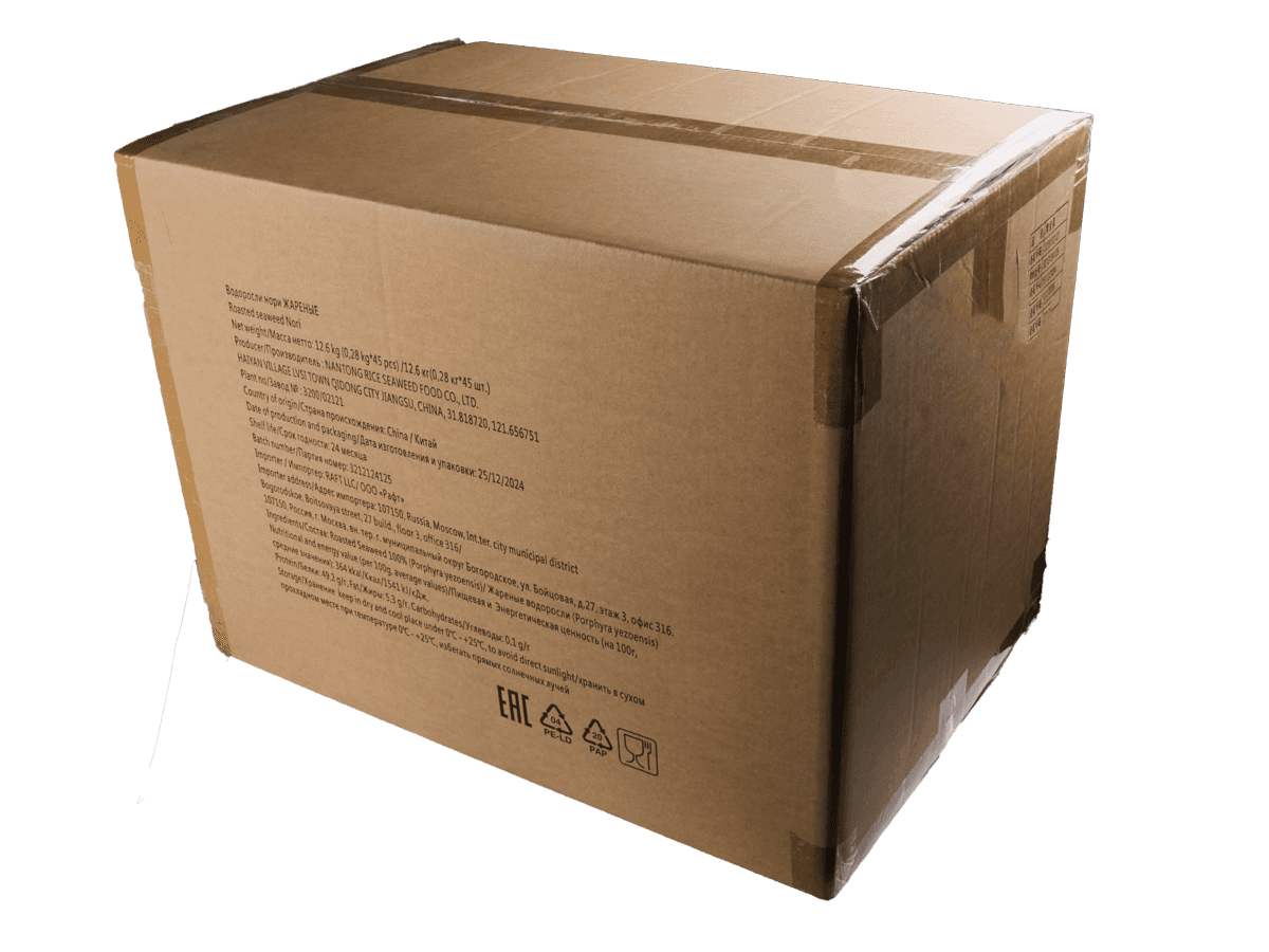 Водоросли Нори 100 листов, Китай