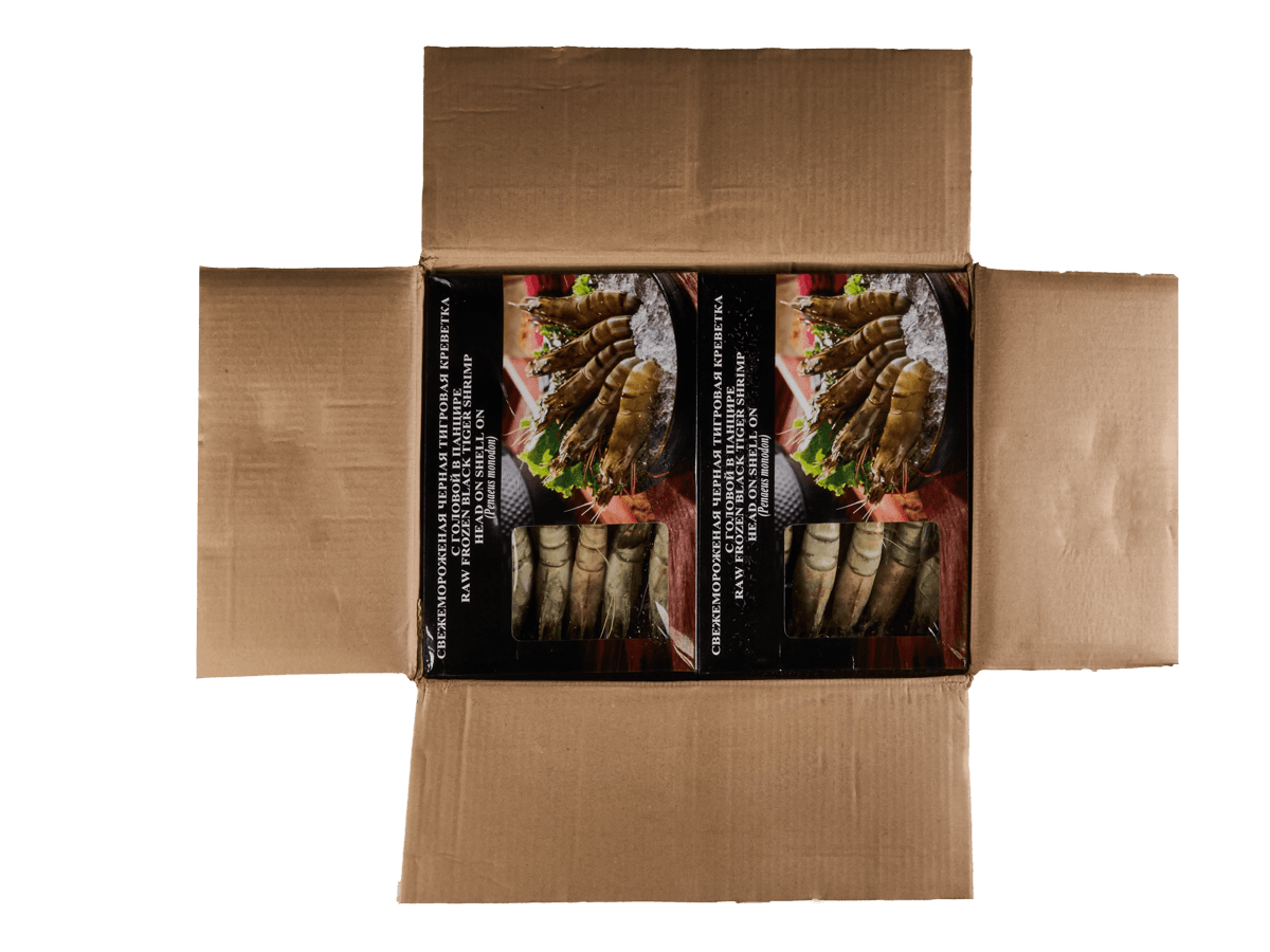 Креветка черная тигровая с/м с/г 13/15 semi-IQF, Бангладеш