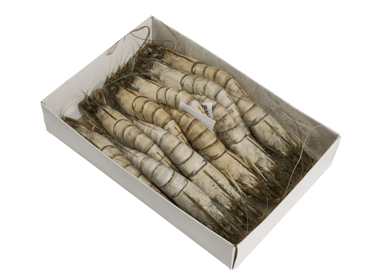 Креветка черная тигровая с/м с/г 8/12 semi-IQF, Бангладеш