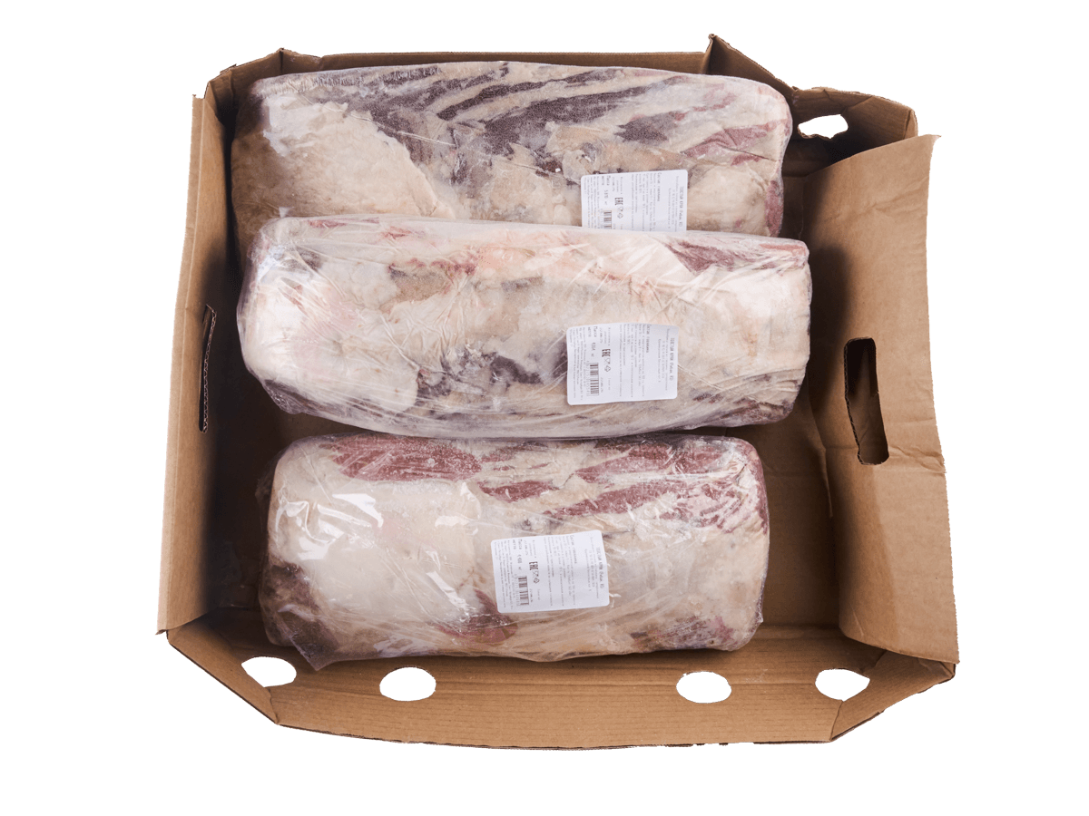 Говядина с/м толстый край премиум зачищенный зерновой откорм, Россия