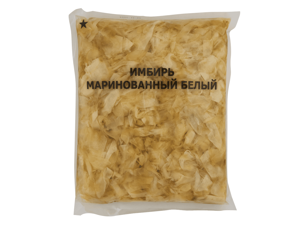Имбирь маринованный белый 1,4кг грейд А, Китай