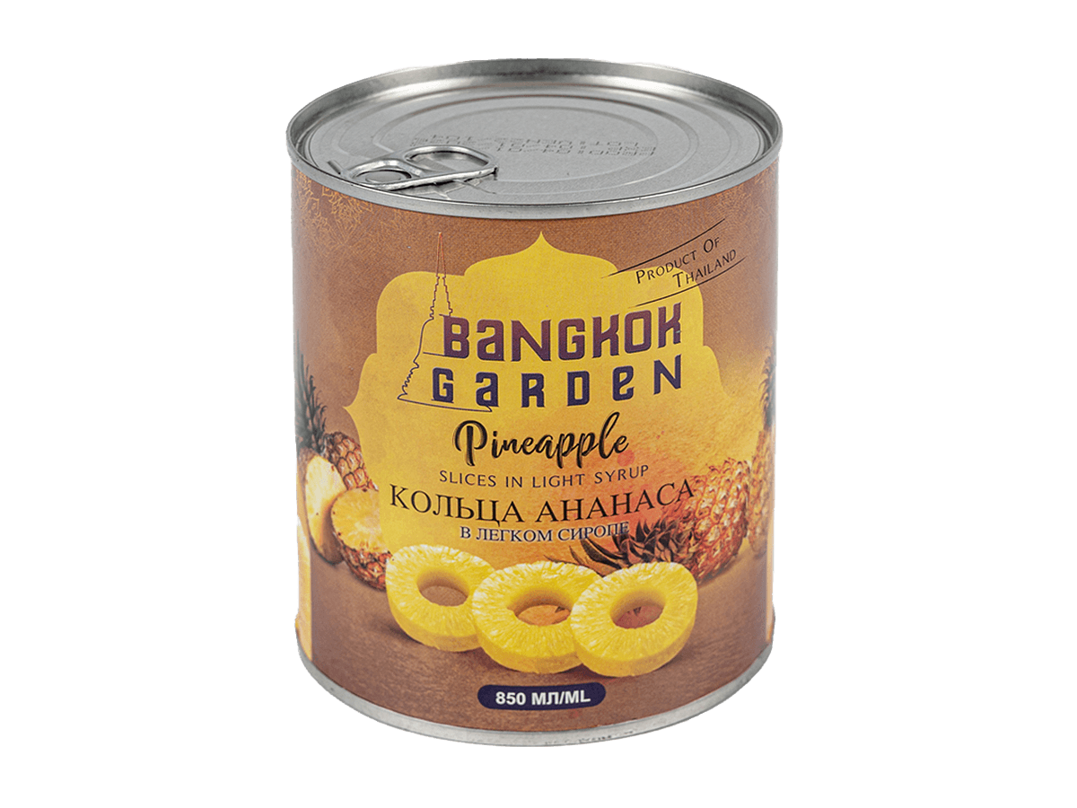 Ананасы в сиропе кольца 825г