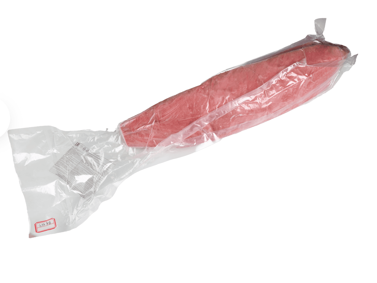 Тунец филе Yellowfin с/м лойн AA 2+кг, Китай