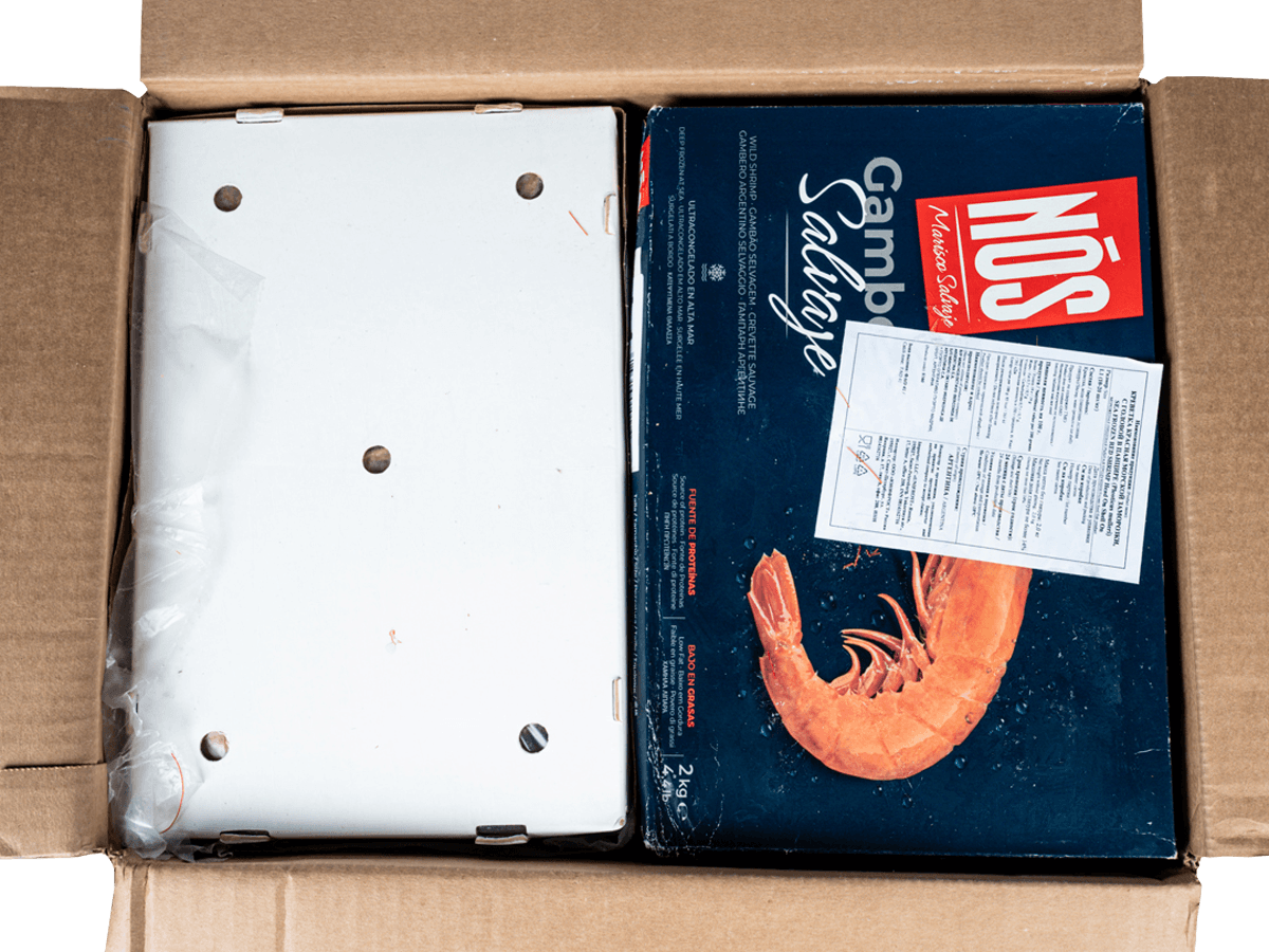 Креветка красная аргентинская с/м с/г в панц. L1 (10/20), 2кг, Аргентина