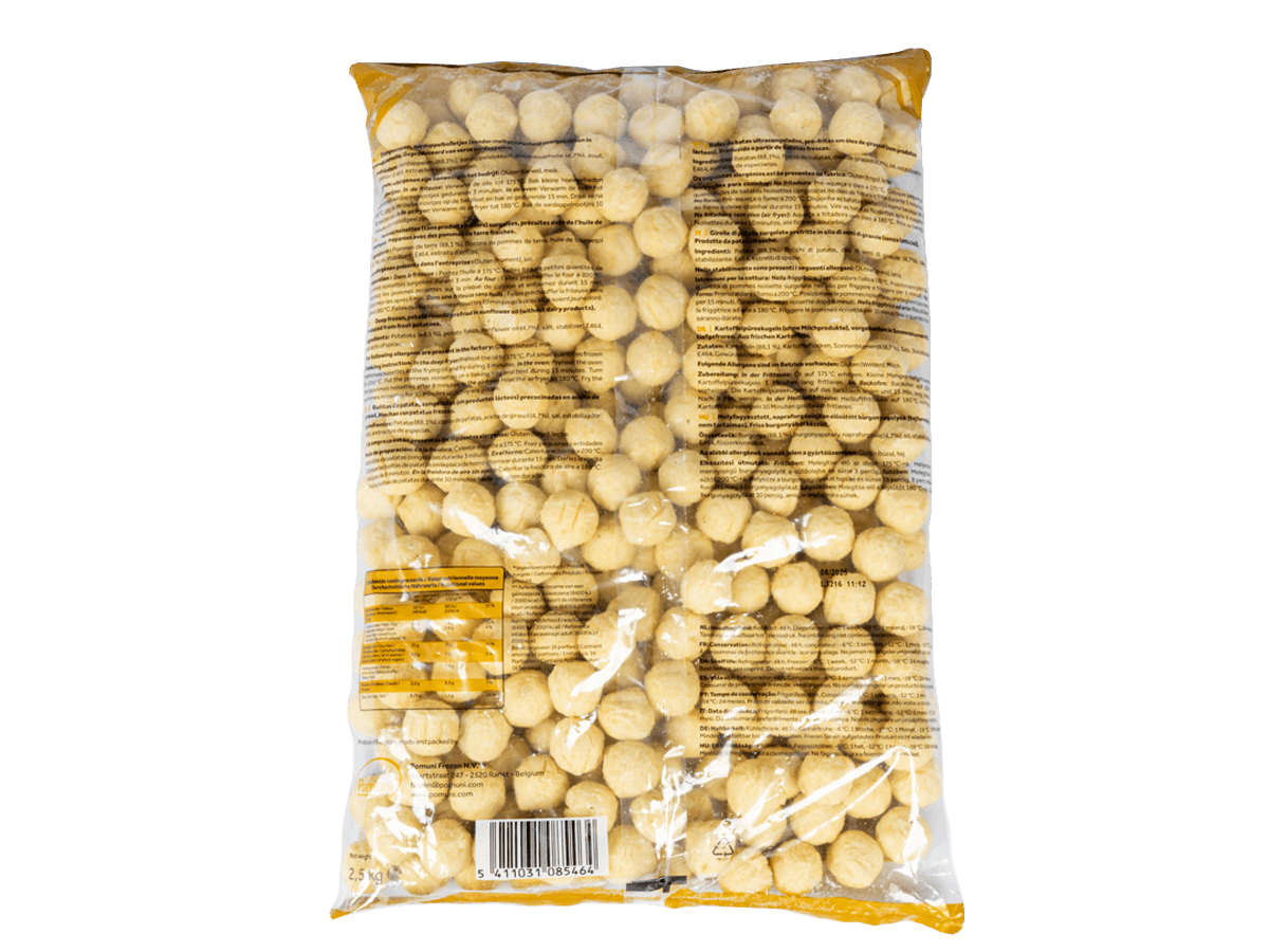 Картофельные шарики в панировке,Бельгия