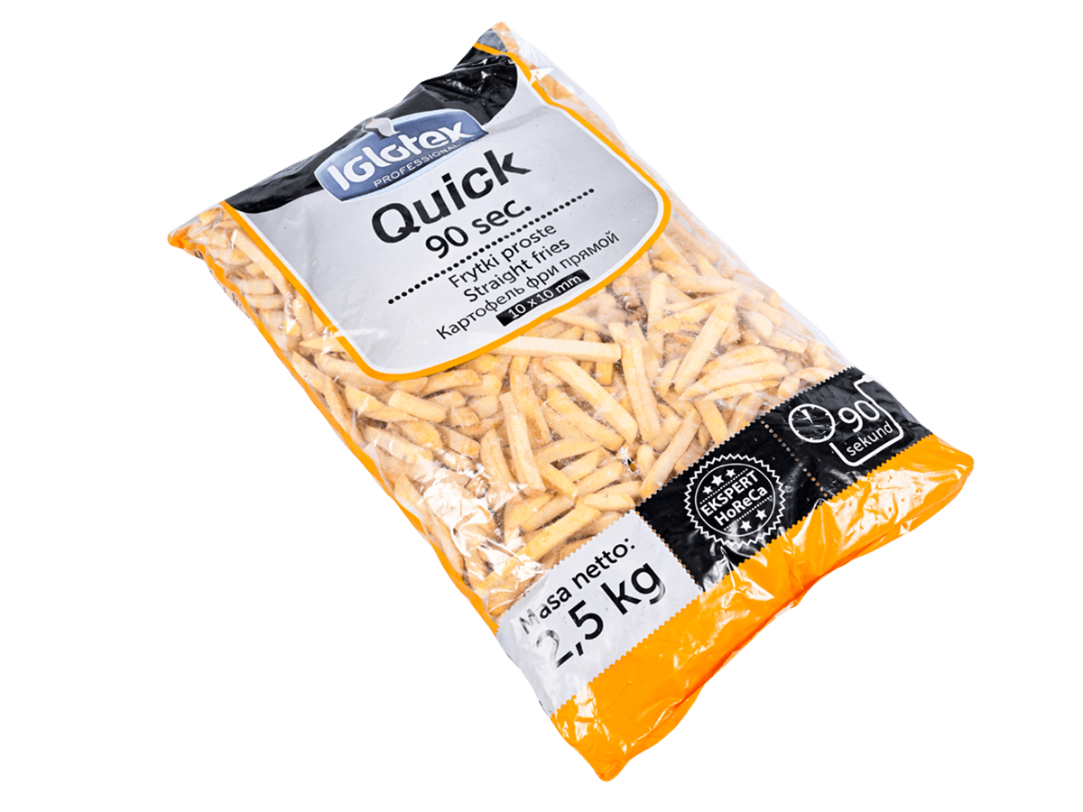Картофель фри turbo 10х10 без кожуры, Польша