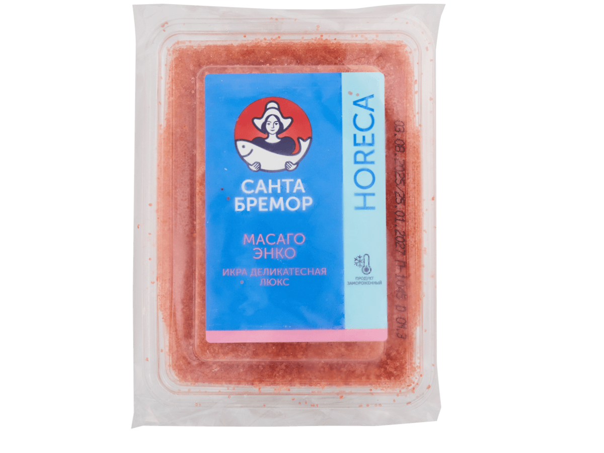 Икра Масаго оранжевая 500г, Санта Бремор, Беларусь