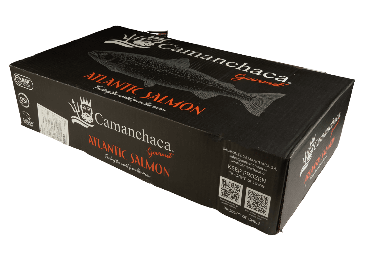 Лосось с/м филе Trim D 1,3-1,8кг, Yadran/Camanchaca, Чили