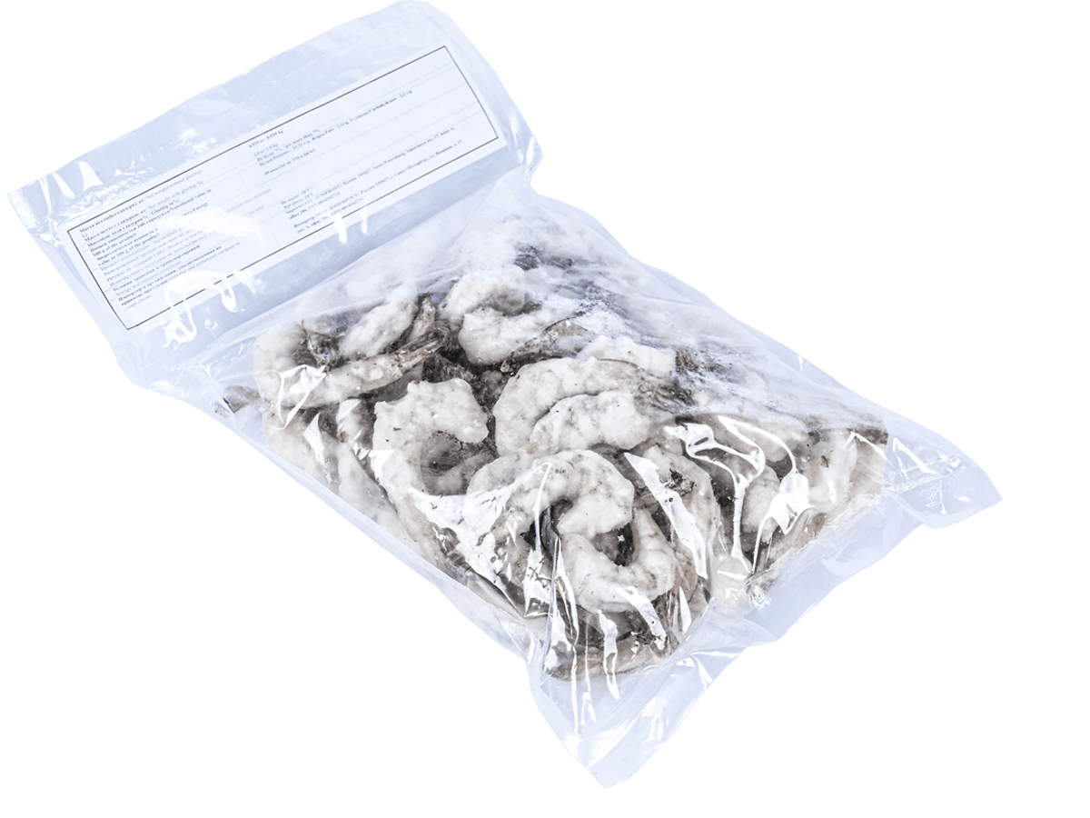 Креветка ваннамей с/м очищ. с хв. 26/30, IQF 1кг, Индия