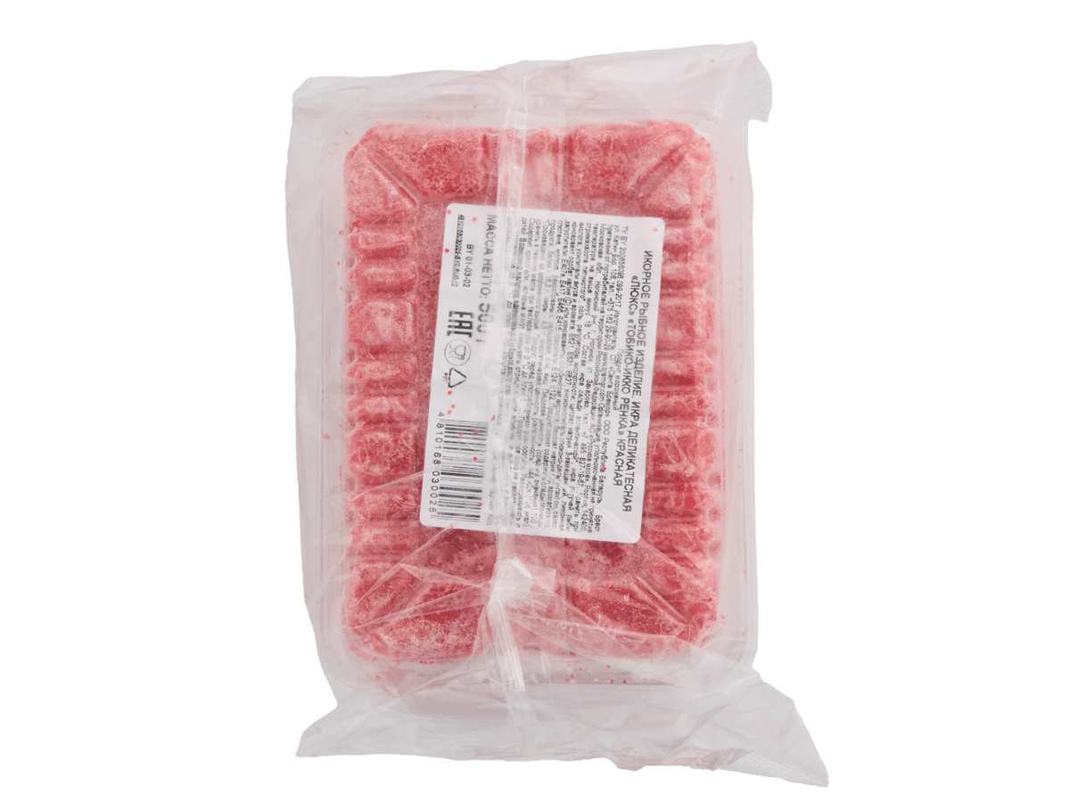 Икра Тобико-ИККО ренка красная 500г, Санта Бремор, Беларусь