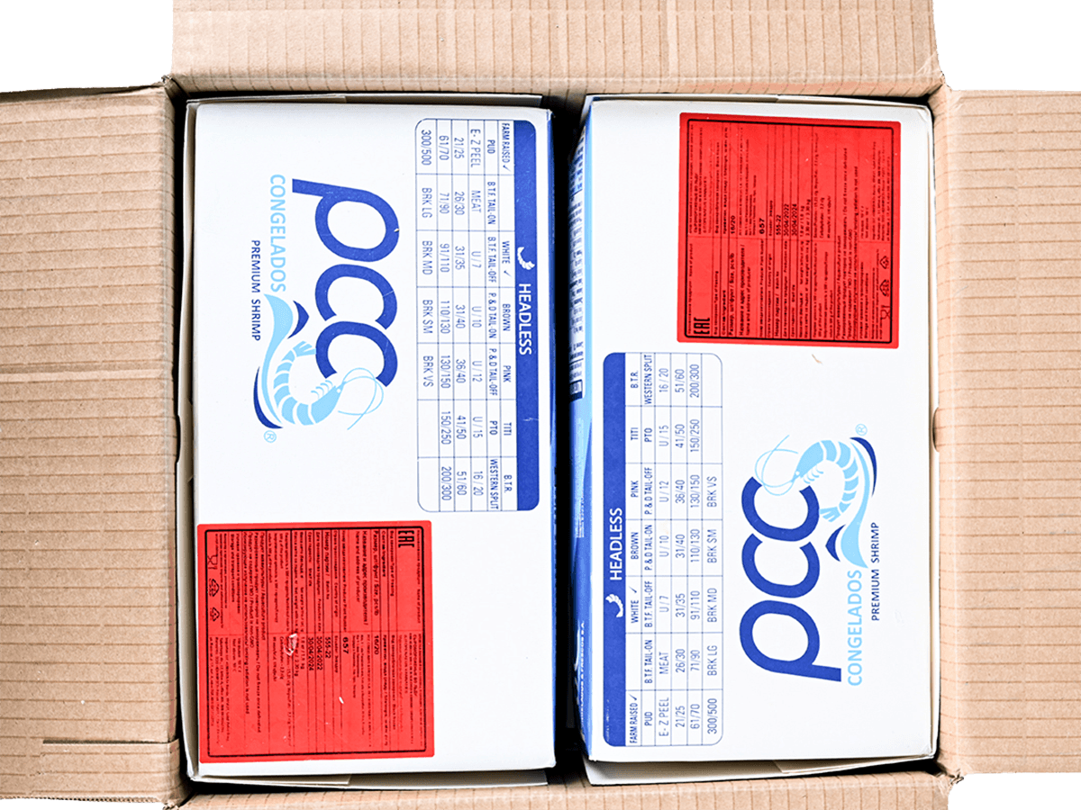 Креветка ваннамей с/м б/г в панц. 16/20, бл. 1,81кг, 2 кат., Эквадор