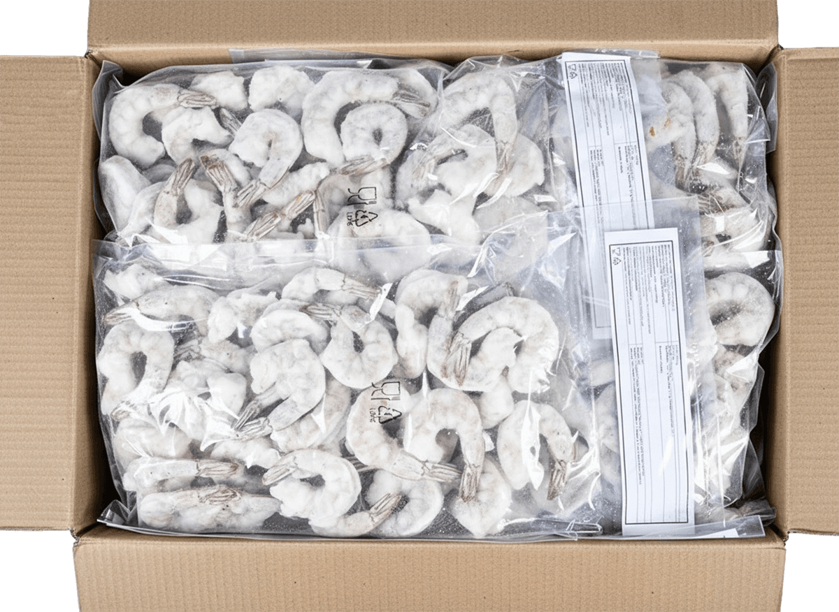 Креветка ваннамей с/м очищ. с хв. 16/20, IQF 1кг, Индия