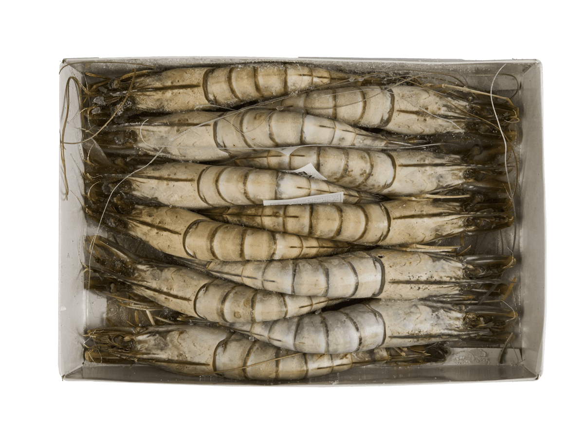 Креветка черная тигровая с/м с/г 8/12 semi-IQF, Бангладеш