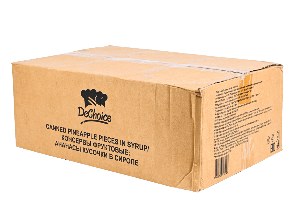 Ананасы в сиропе кольца 3,05кг