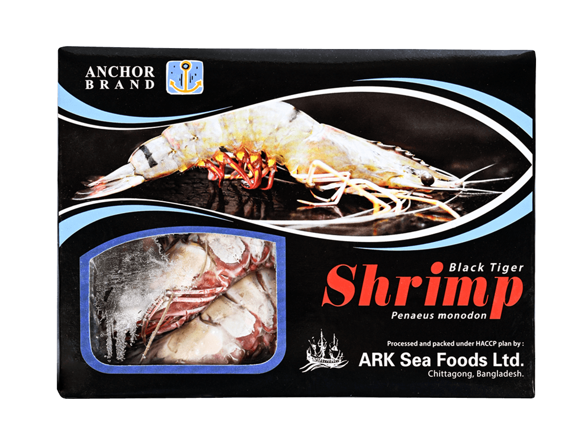 Креветка черная тигровая с/м с/г 6/8 semi-IQF, Бангладеш
