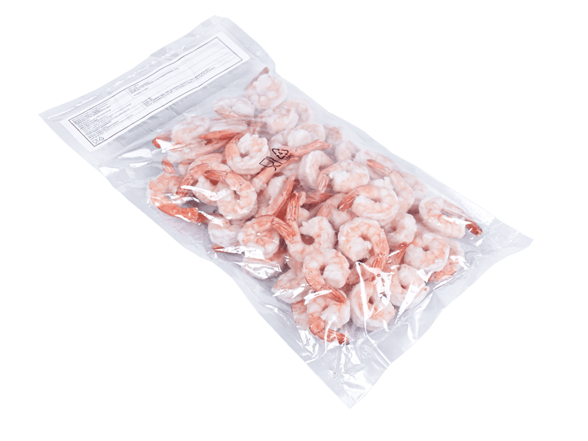 Креветка ваннамей бланш. очищ. с хв. 31/40 IQF 1кг, Индия
