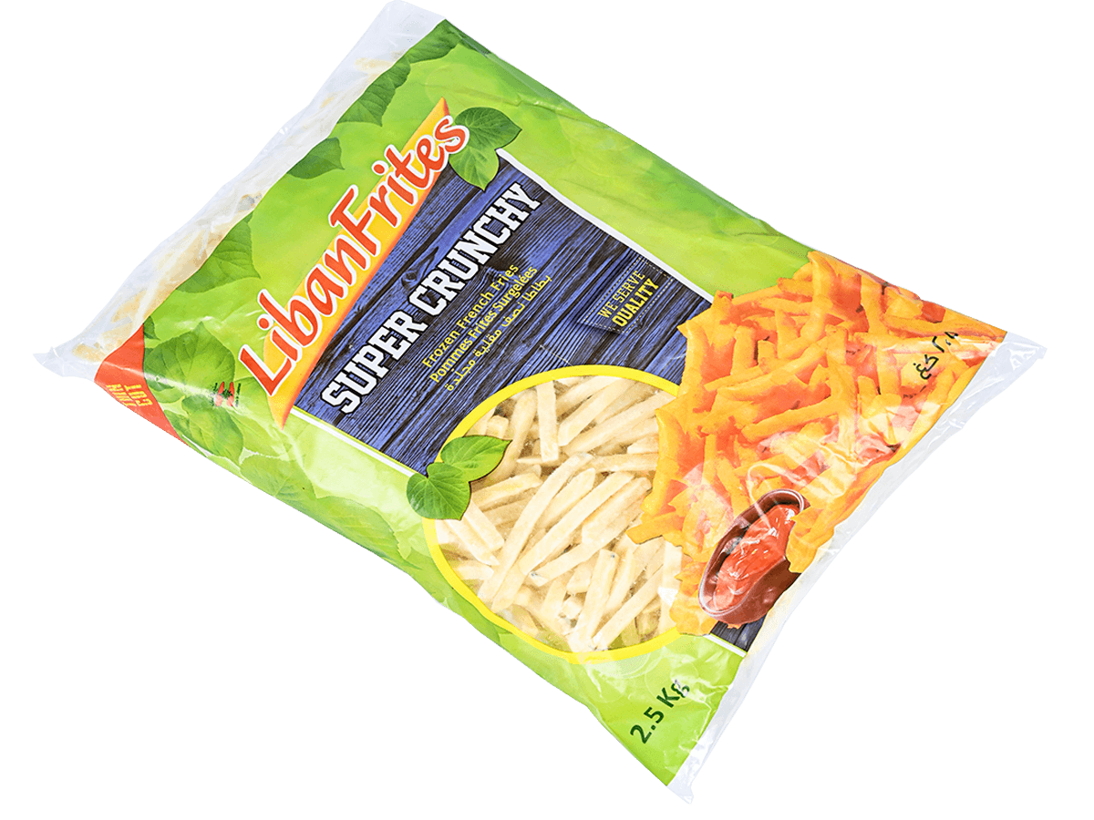 Картофель фри супер кранч 7х7 без кожуры, Ливан