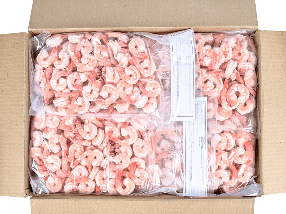 Креветка ваннамей бланш. очищ. с хв. 41/50 IQF 1кг, Индия