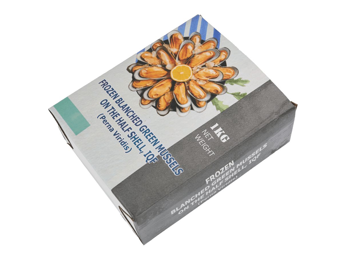 Мидии зеленые 60/80