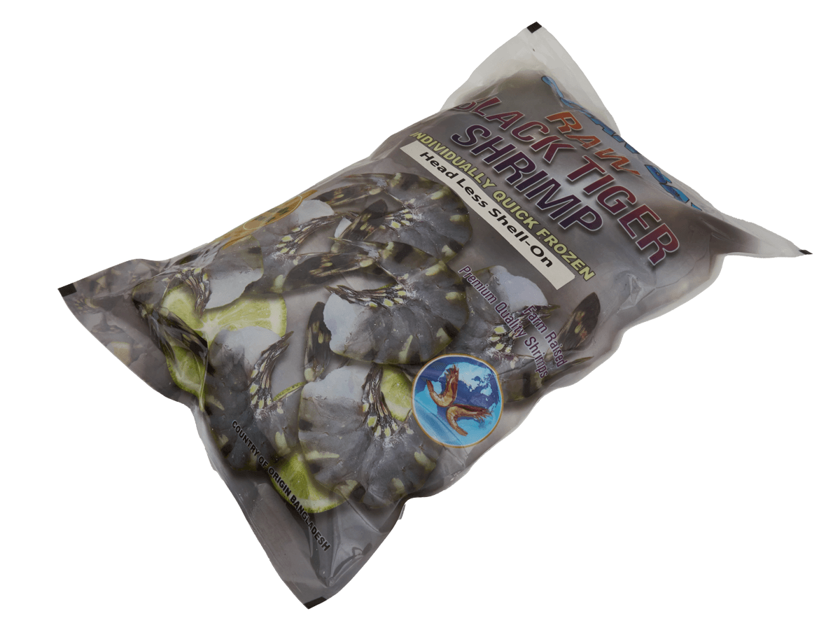 Креветка черная тигровая с/м б/г в панц. 8/12 IQF, Бангладеш