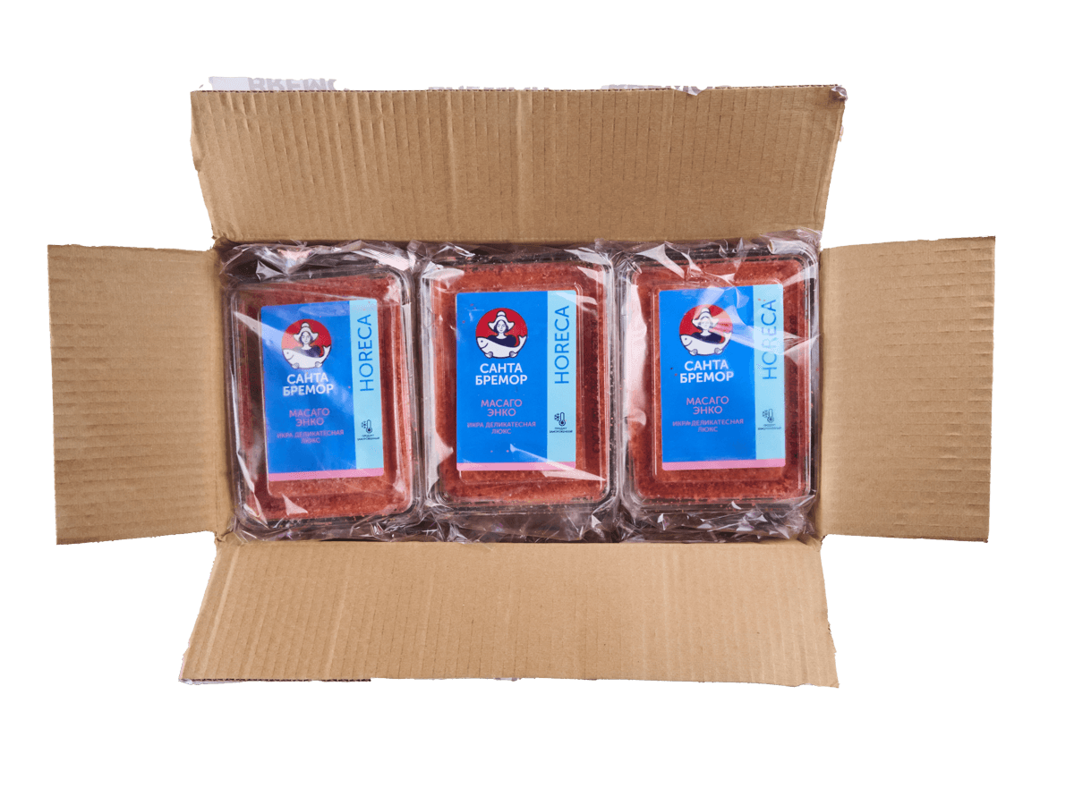 Икра Масаго оранжевая 500г, Санта Бремор, Беларусь