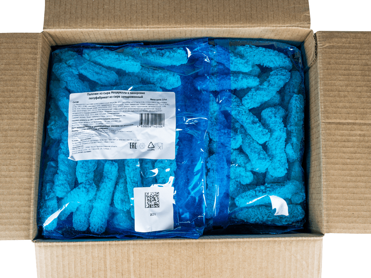 Палочки из сыра моцарелла в панировке, Водный мир, Россия