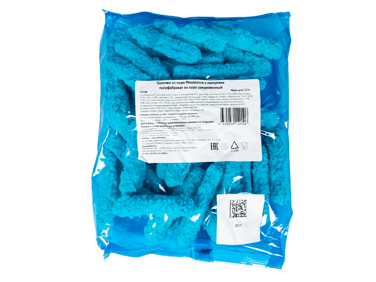 Палочки из сыра моцарелла в панировке, Водный мир, Россия