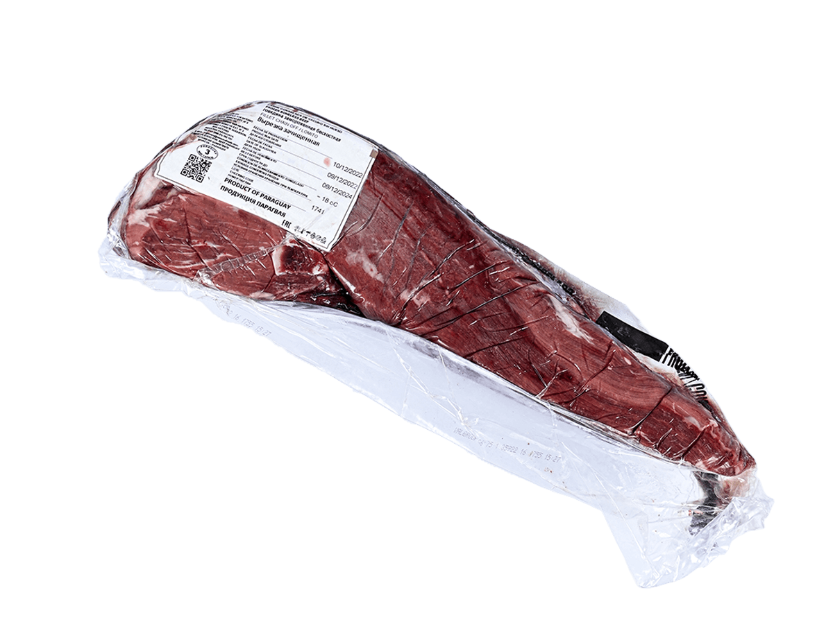 Говядина с/м вырезка зачищенная