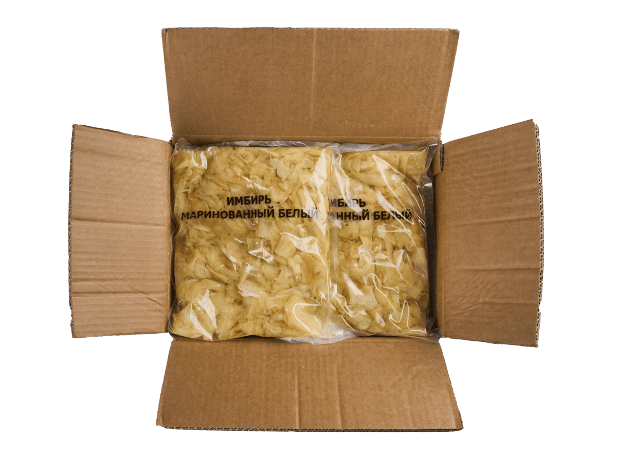 Имбирь маринованный белый 1,4кг, Китай