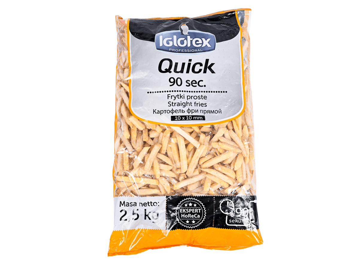 Картофель фри turbo 10х10 без кожуры, Польша