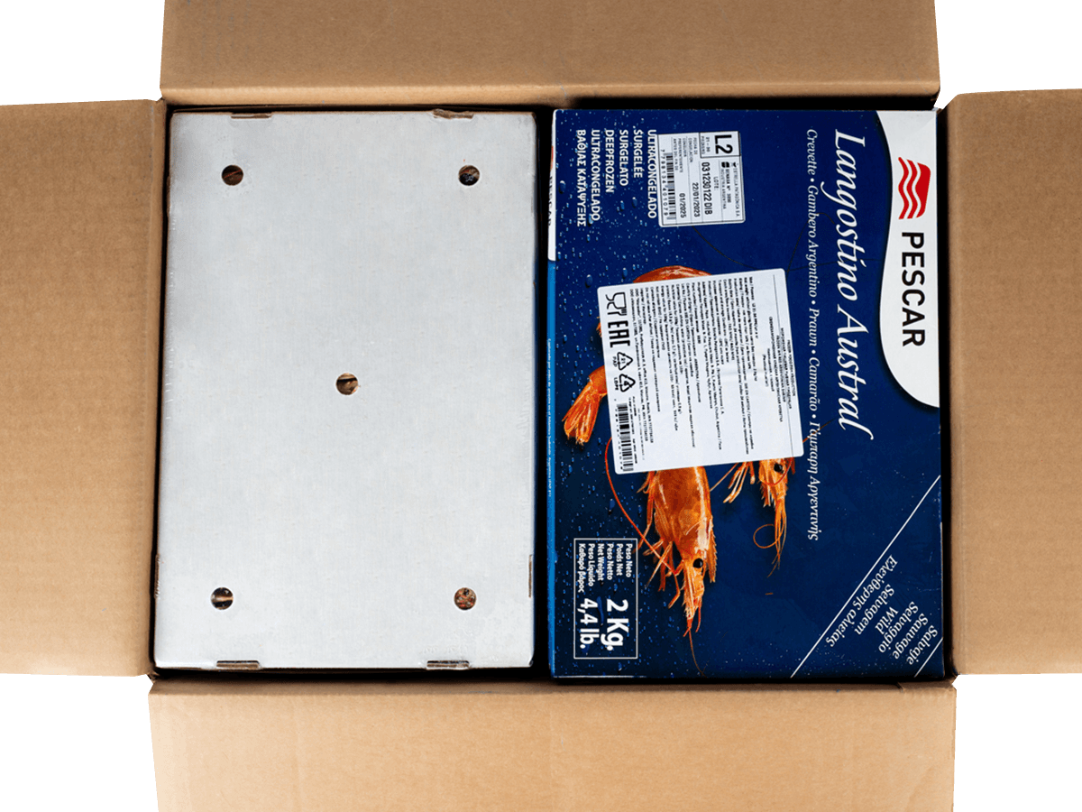 Креветка красная аргентинская с/м с/г в панц. L2 (21/30), 2кг, Аргентина