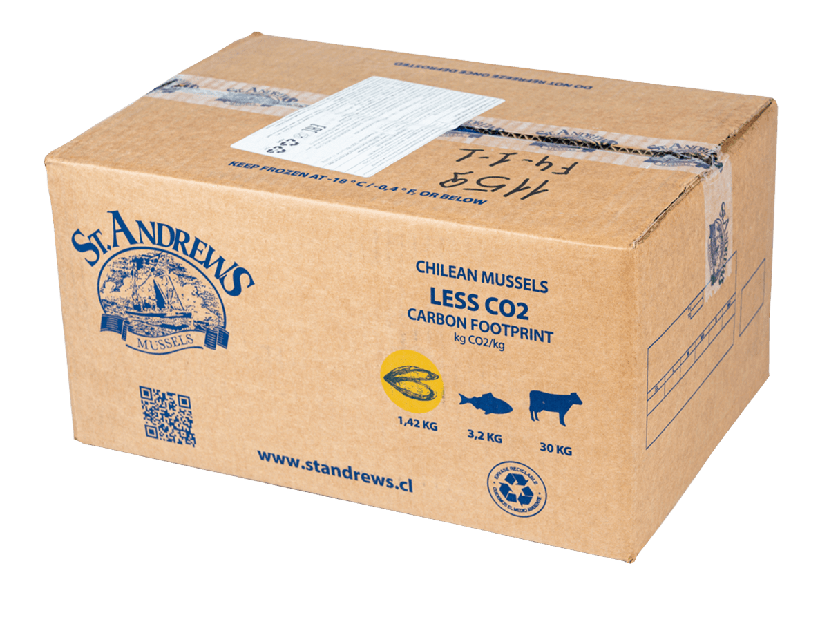 Мидии мясо в/м 200-300, Чили