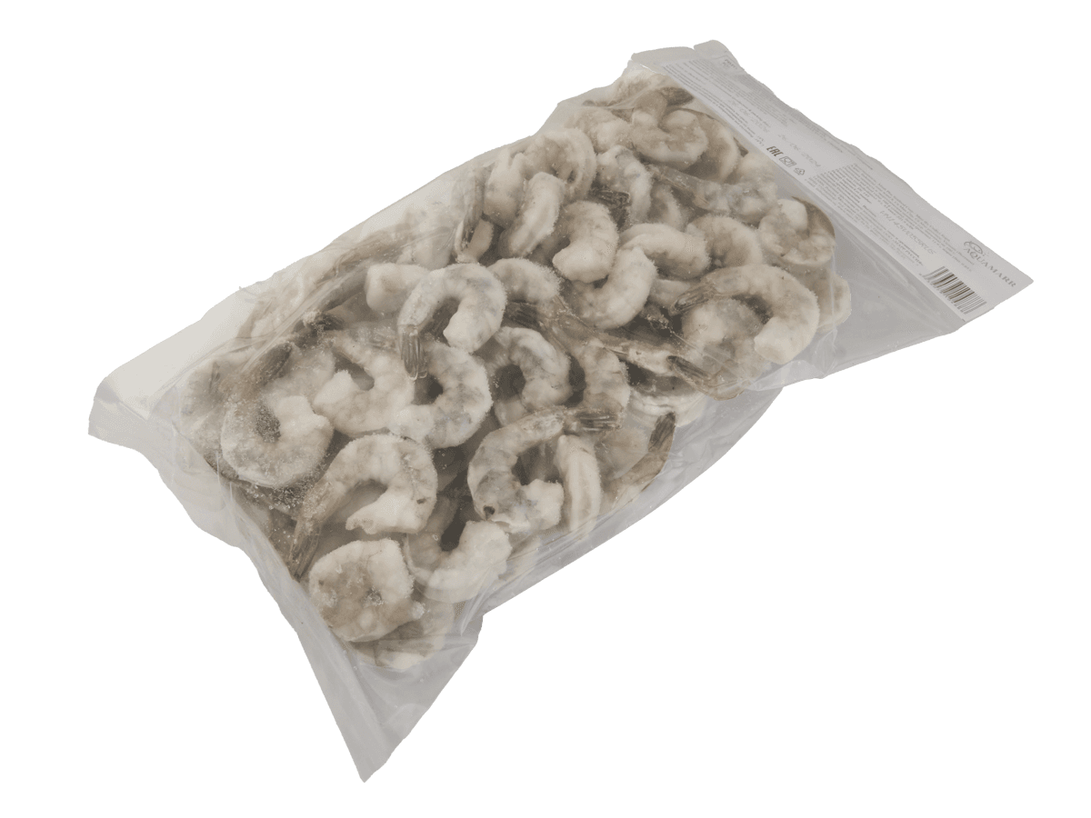 Креветка ваннамей с/м очищ. с хв., 41/45, IQF 1кг., Вьетнам