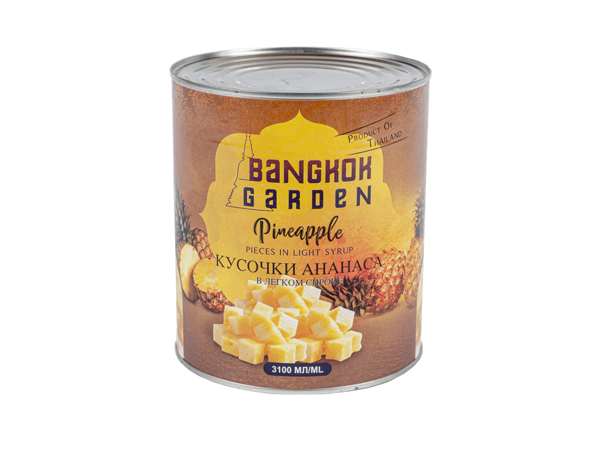 Ананасы в сиропе кусочки 3,05кг