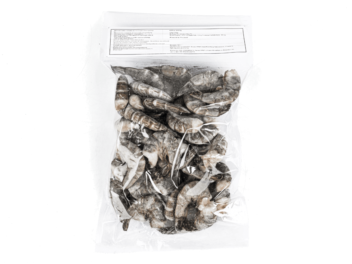 Креветка ваннамей с/м б/г в панц. 21/25, IQF 1кг, Эквадор