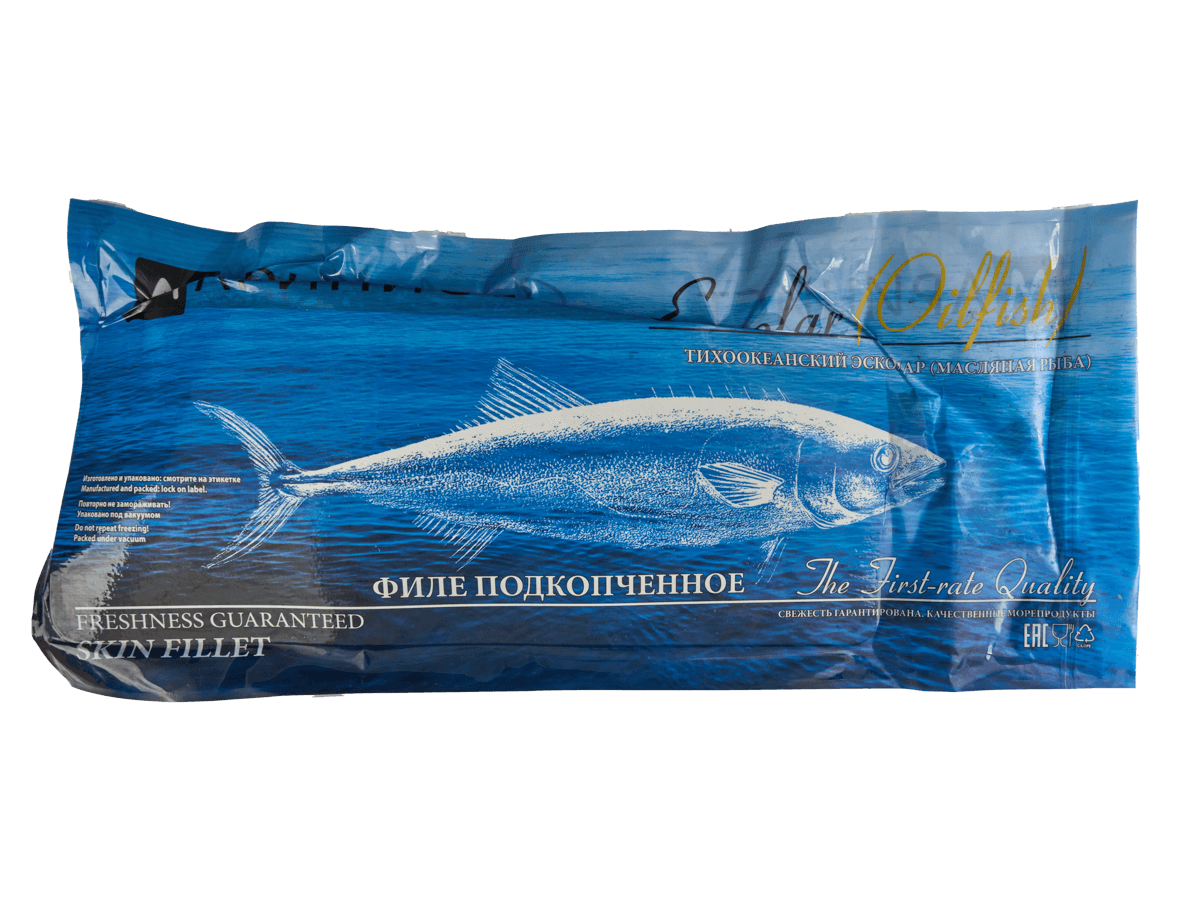 Масляная рыба х/к филе 2+кг, Россия