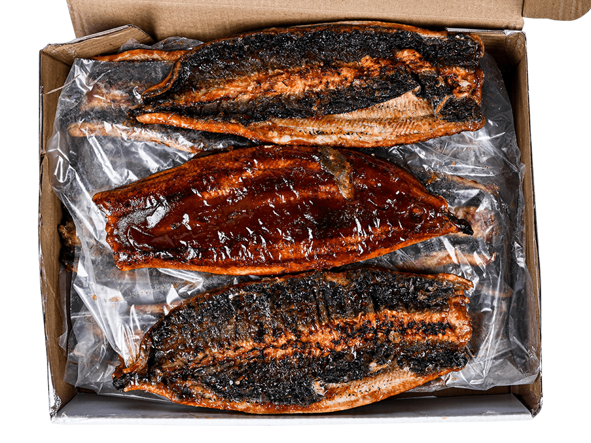 Угорь жареный филе 320-450г в тех соусе, Китай